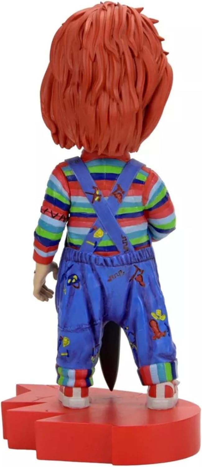NECA Bride of Chucky Head Knocker 7-Inch - Chucky (Heart Connect Base