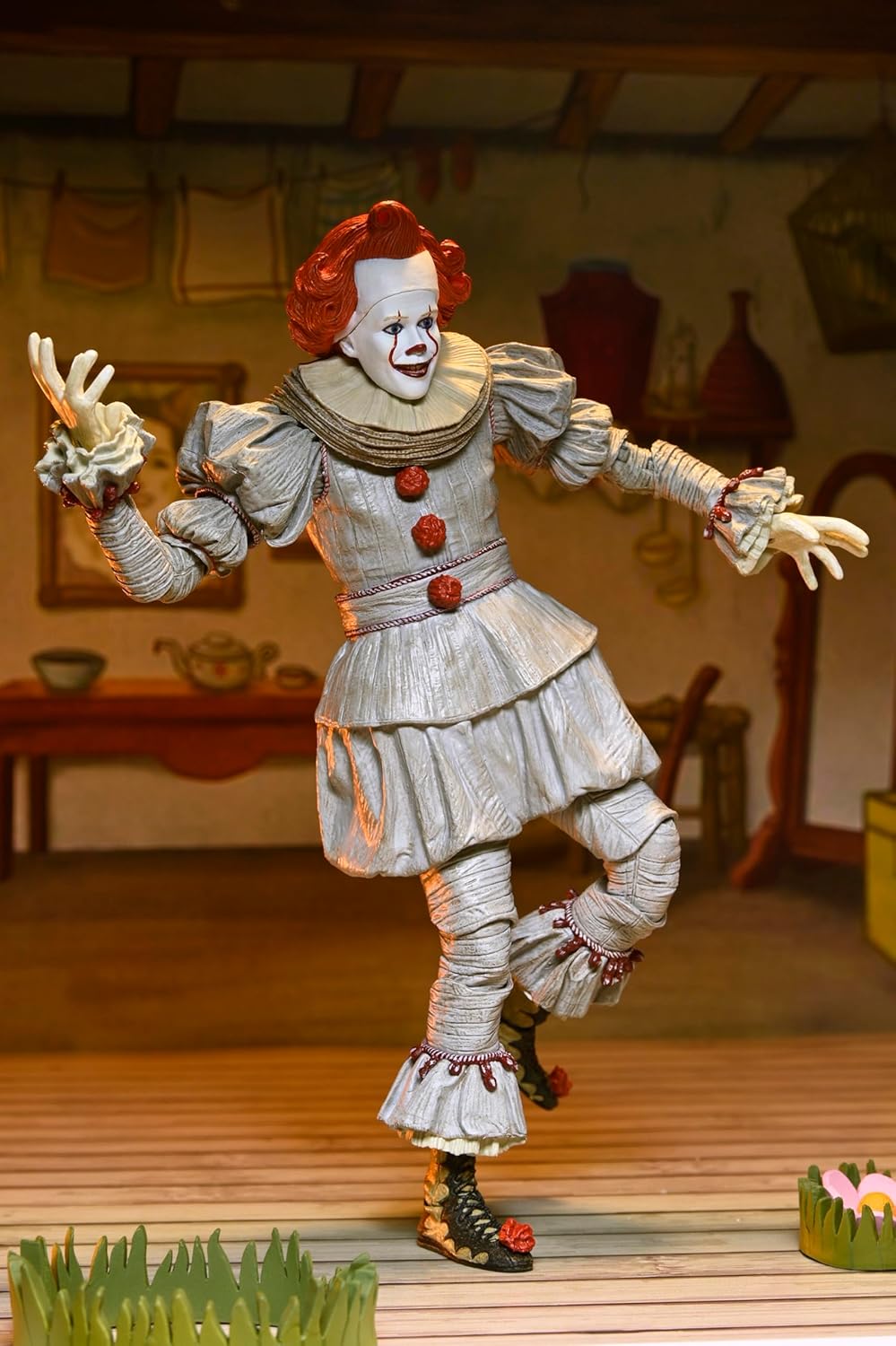 NECA Official - IT: Welcome to Derry - Ultimate Bob Gray as Pennywise 7" Scale Action Figure