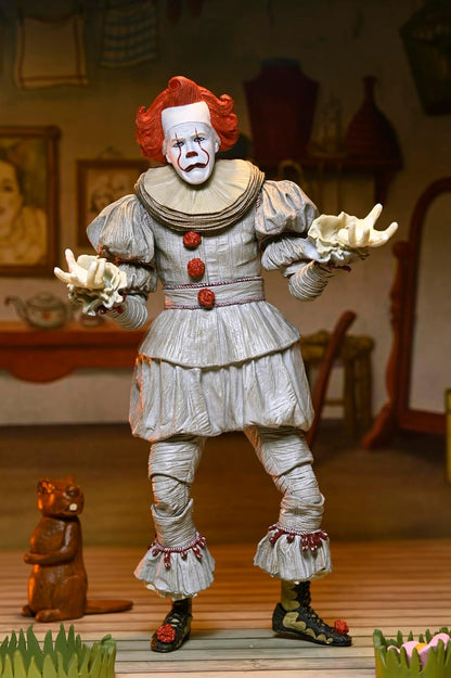 NECA Official - IT: Welcome to Derry - Ultimate Bob Gray as Pennywise 7" Scale Action Figure