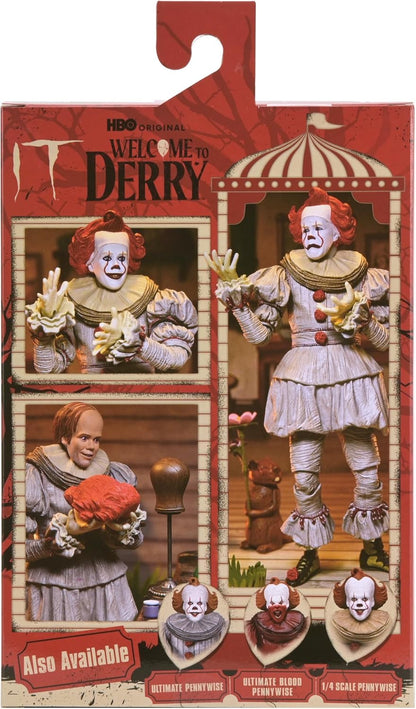 NECA Official - IT: Welcome to Derry - Ultimate Bob Gray as Pennywise 7" Scale Action Figure
