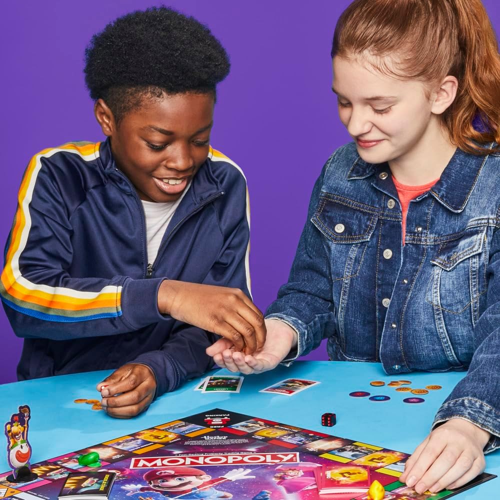 Monopoly: The Super Mario Galaxy Movie Edition Board Game I Fun Family Games for Children, Teens, Adults | 2 to 6 Players | Ages 8+ - English Version