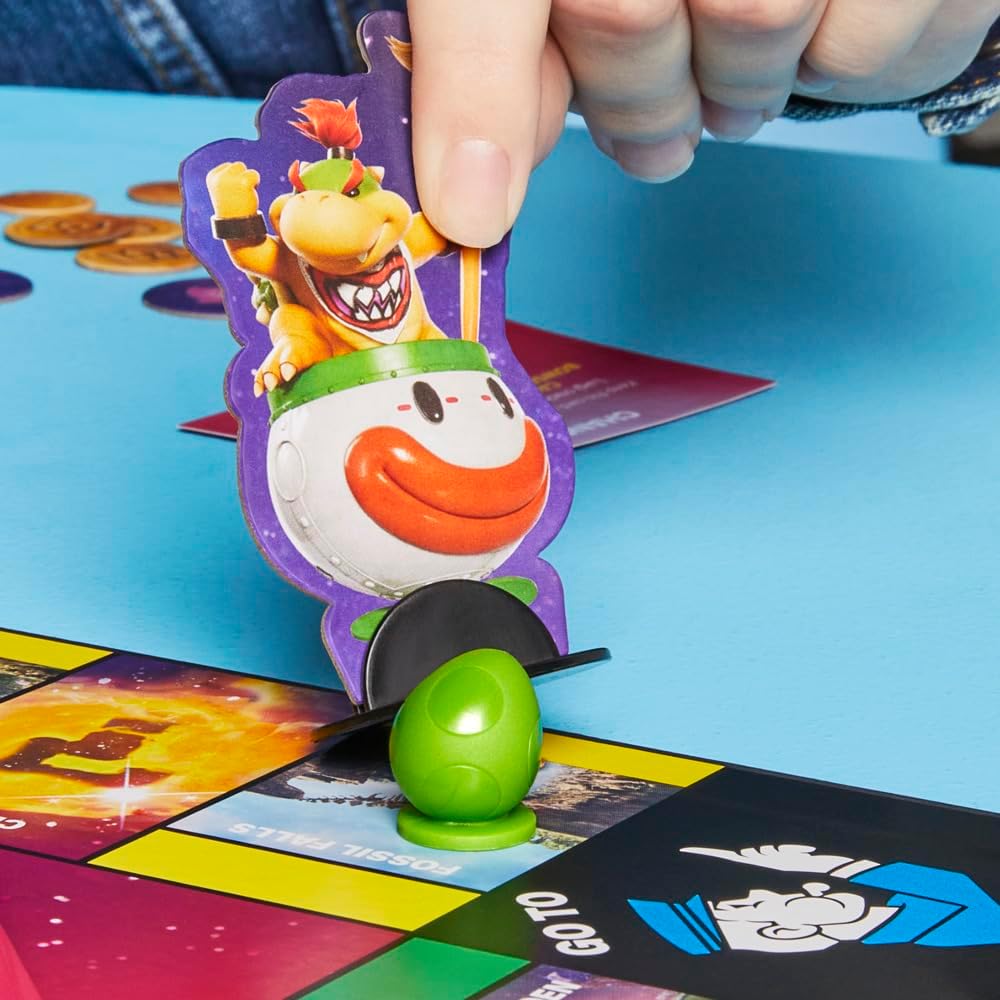 Monopoly: The Super Mario Galaxy Movie Edition Board Game I Fun Family Games for Children, Teens, Adults | 2 to 6 Players | Ages 8+ - English Version