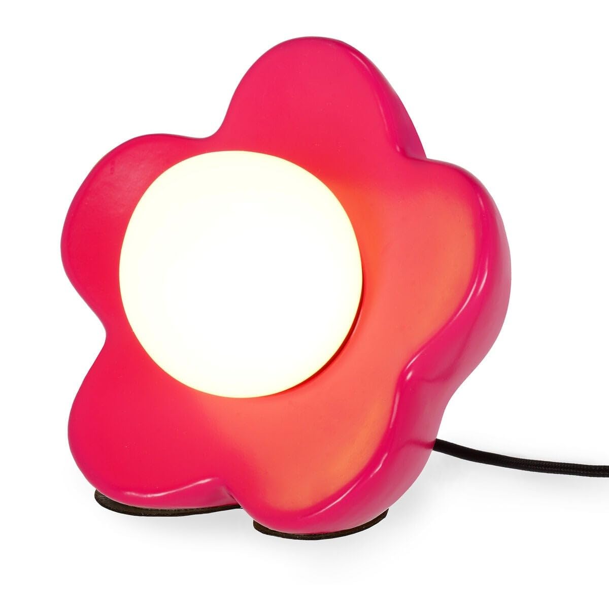Legami LED Table Lamp – Matte Pink – Flower Power