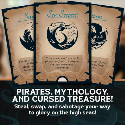 Cutthroat Cove: Pieces of Eight – Fast-Paced Pirate-Themed Card Game for 2–4 Players