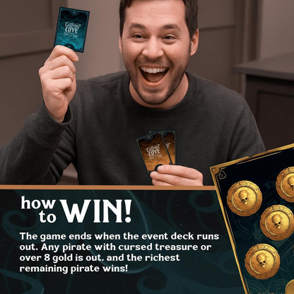 Cutthroat Cove: Pieces of Eight – Fast-Paced Pirate-Themed Card Game for 2–4 Players