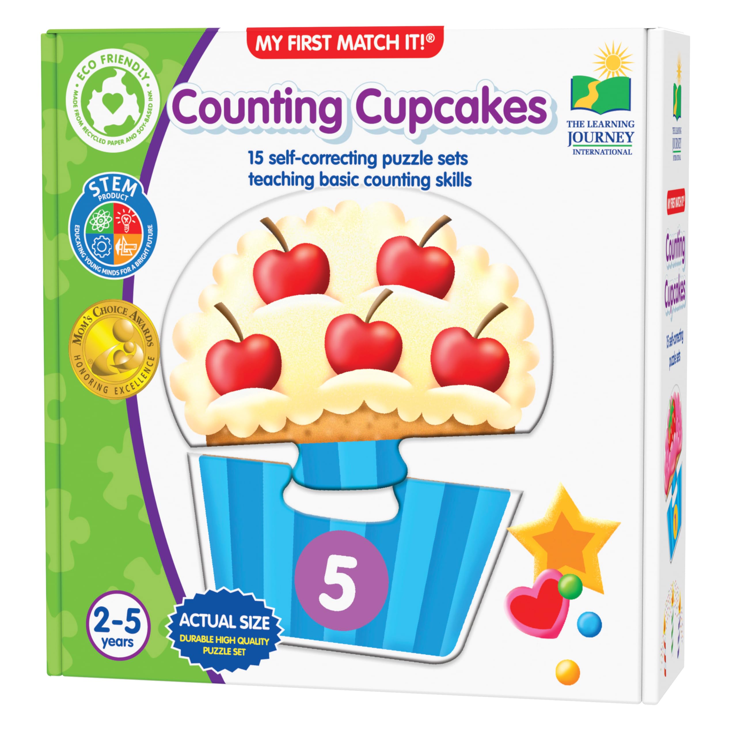 The Learning Journey U116449 First Match It-Counting Cupcakes, One Size