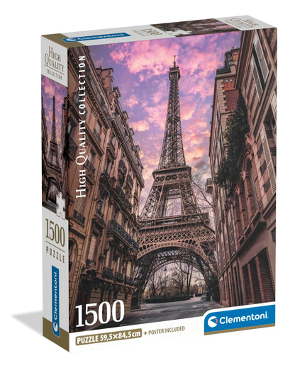 Clementoni Eiffelturm im Sonnenaufgang Puzzle 1500 Teile Erwachsene - Puzzle Erwachsene in 59,2 x 84,3 cm - Puzzle Erwachsene anspruchsvoll von Clementoni 31755