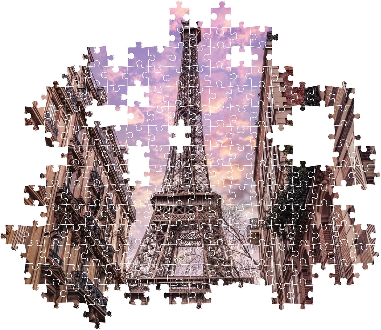 Clementoni Eiffelturm im Sonnenaufgang Puzzle 1500 Teile Erwachsene - Puzzle Erwachsene in 59,2 x 84,3 cm - Puzzle Erwachsene anspruchsvoll von Clementoni 31755
