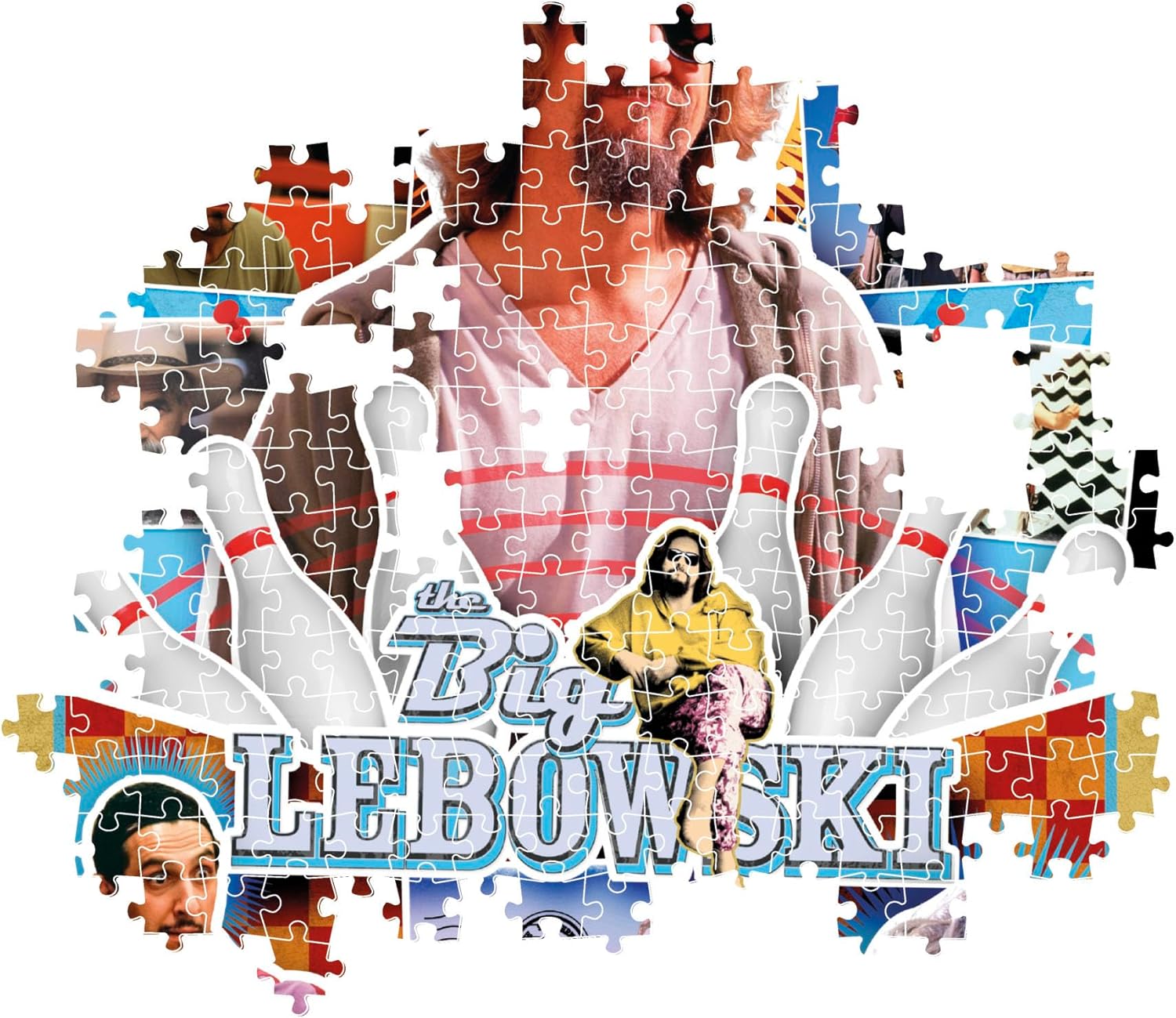 Clementoni The Big Lebowski Puzzle 1000 Teile Erwachsene - Puzzle Erwachsene in 70 x 50 cm - Puzzle Erwachsene anspruchsvoll von Clementoni 37514