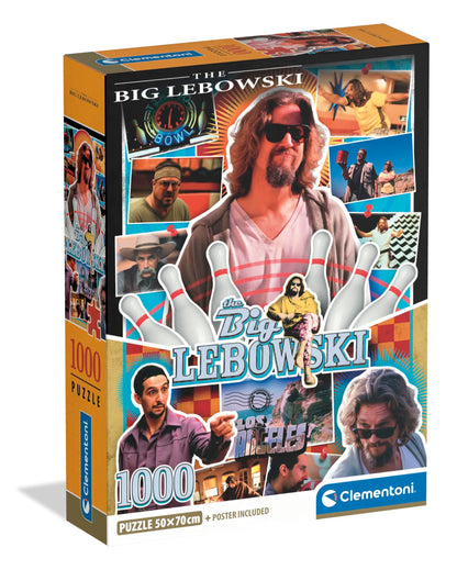 Clementoni The Big Lebowski Puzzle 1000 Teile Erwachsene - Puzzle Erwachsene in 70 x 50 cm - Puzzle Erwachsene anspruchsvoll von Clementoni 37514
