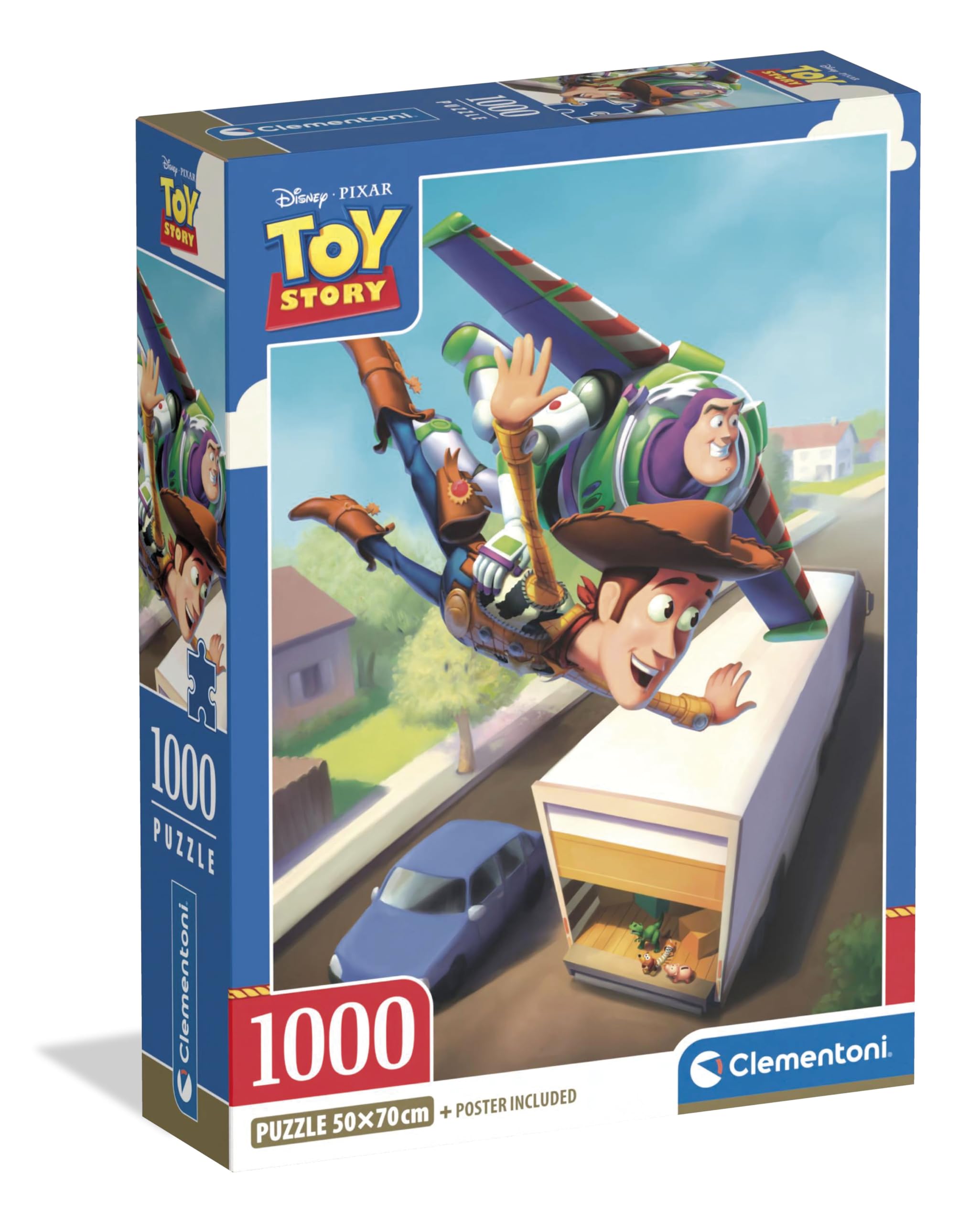 Clementoni Toy Story Puzzle 1000 Teile Erwachsene - Puzzle Erwachsene in 70 x 50 cm - Puzzle Erwachsene anspruchsvoll von Clementoni 37517