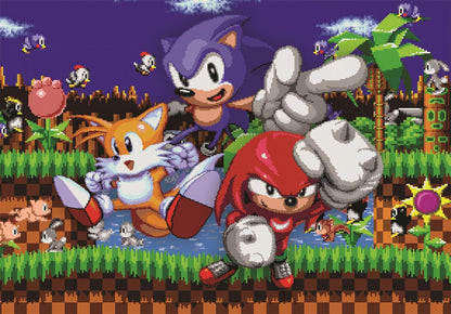 Clementoni SEGA Sonic 500 Teile Erwachsene - Sonic Puzzle Erwachsene in 49 x 36 cm - Puzzle Erwachsene anspruchsvoll von Clementoni 35807