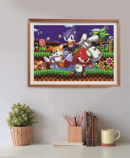Clementoni SEGA Sonic 500 Teile Erwachsene - Sonic Puzzle Erwachsene in 49 x 36 cm - Puzzle Erwachsene anspruchsvoll von Clementoni 35807