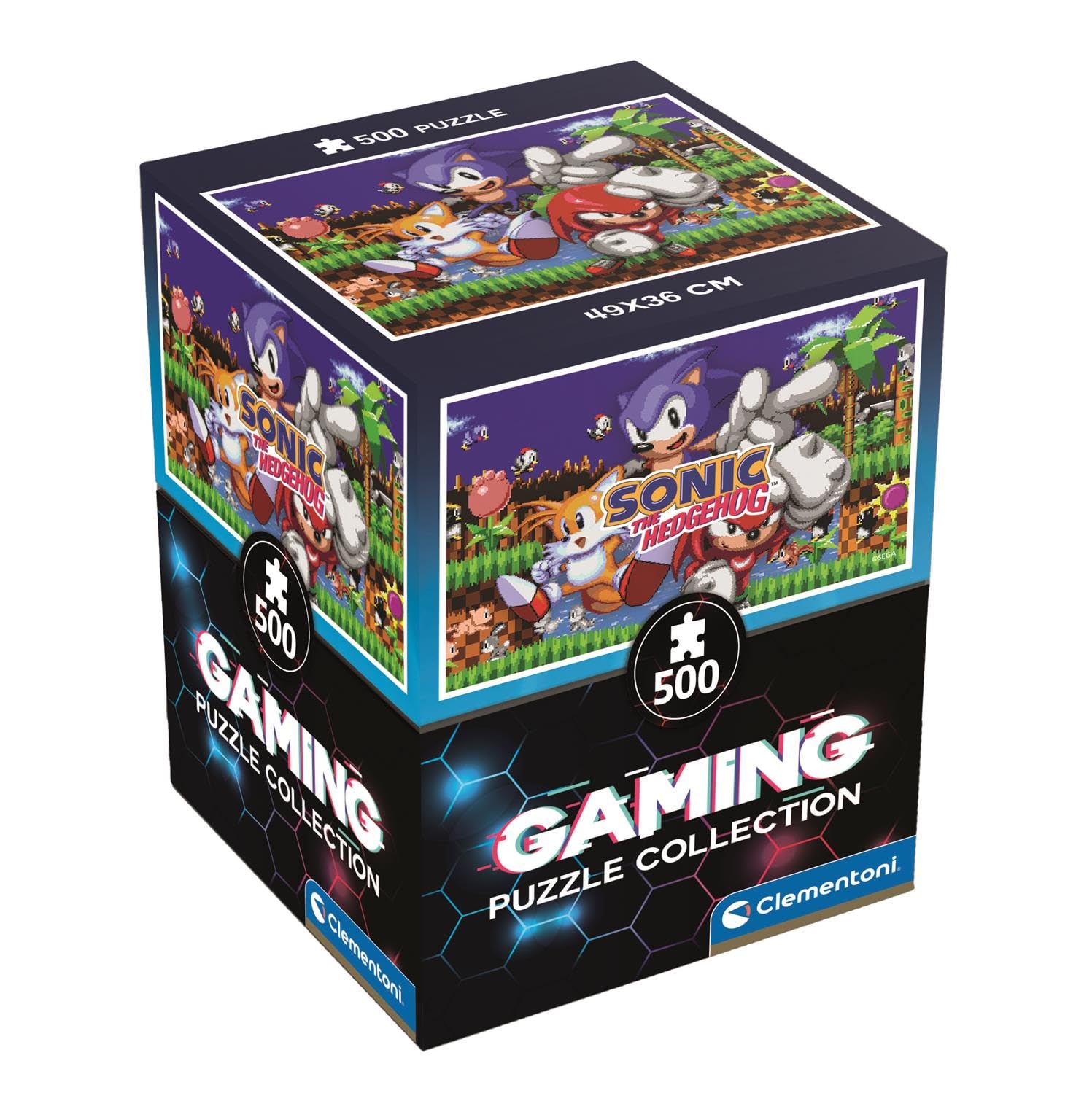 Clementoni SEGA Sonic 500 Teile Erwachsene - Sonic Puzzle Erwachsene in 49 x 36 cm - Puzzle Erwachsene anspruchsvoll von Clementoni 35807