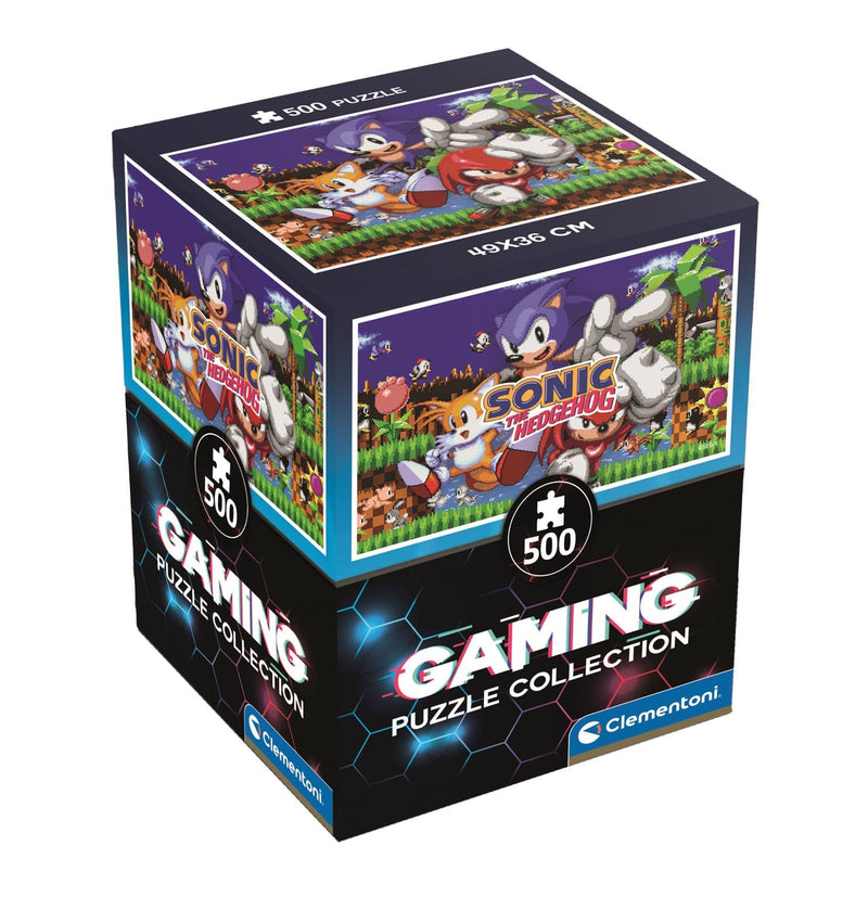 Clementoni SEGA Sonic 500 Teile Erwachsene - Sonic Puzzle Erwachsene in 49 x 36 cm - Puzzle Erwachsene anspruchsvoll von Clementoni 35807