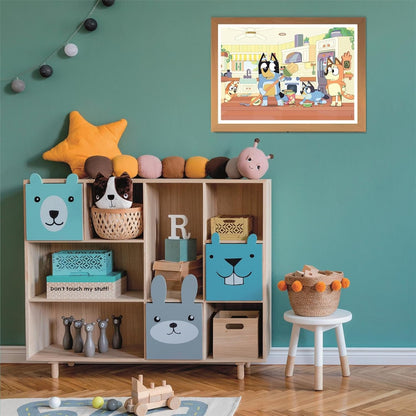 Clementoni Bluey Kinder Puzzle 60 Teile - Bluey Puzzle 33,5 x 23,5 cm für Kinder ab 4 Jahre - Puzzle von Clementoni 26311