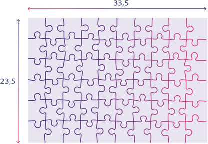 Clementoni Bluey Kinder Puzzle 60 Teile - Bluey Puzzle 33,5 x 23,5 cm für Kinder ab 4 Jahre - Puzzle von Clementoni 26311