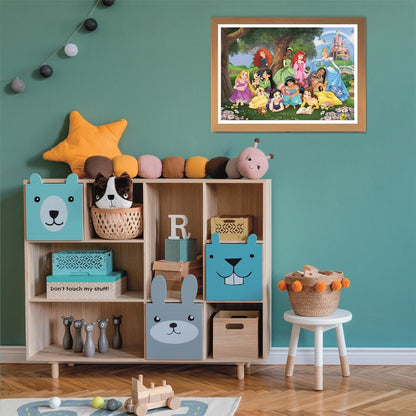Clementoni Supercolor Disney Princess - Puzzle 104 Teile ab 6 Jahren - buntes Kinderpuzzle mit besonderer Leuchtkraft & Farbintensität - Puzzle für Kinder 25019