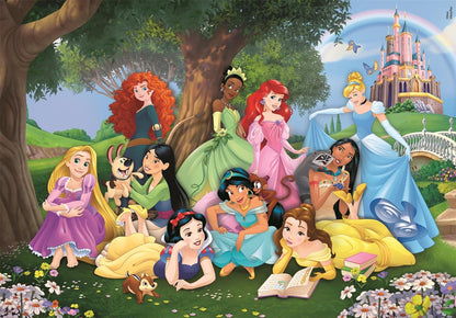 Clementoni Supercolor Disney Princess - Puzzle 104 Teile ab 6 Jahren - buntes Kinderpuzzle mit besonderer Leuchtkraft & Farbintensität - Puzzle für Kinder 25019