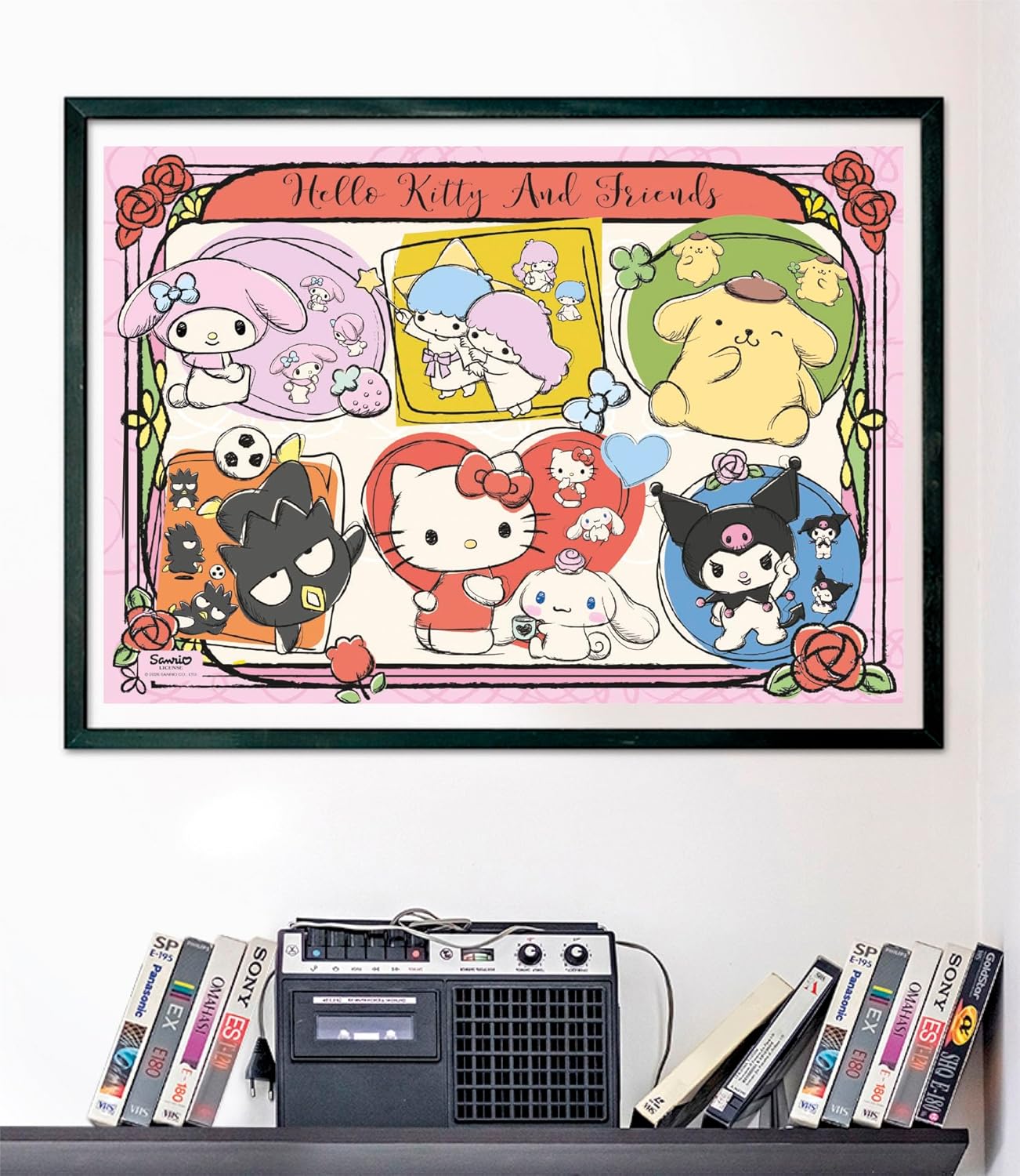 Clementoni Hello Kitty Puzzle 1000 Teile Erwachsene - Puzzle Erwachsene in 70 x 50 cm - Puzzle Erwachsene anspruchsvoll von Clementoni 37118