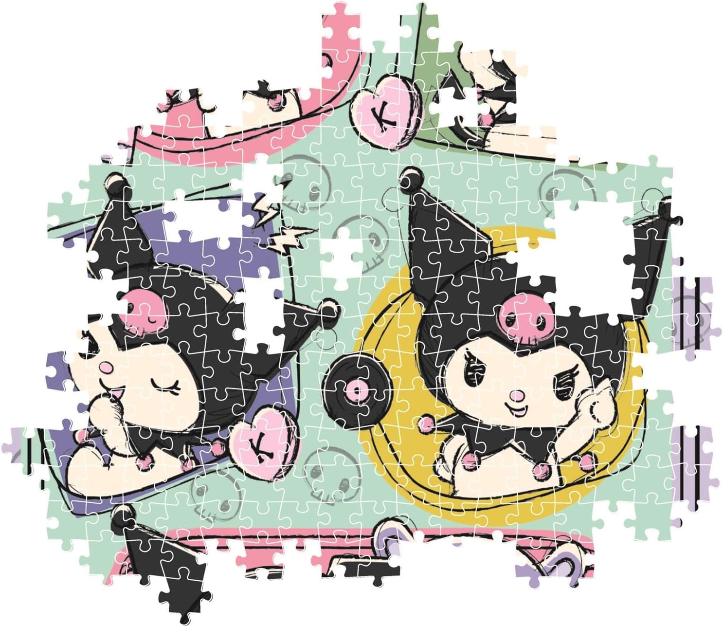 Clementoni Kuromi Puzzle 500 Teile Erwachsene - Puzzle Erwachsene in 49 x 36 cm - Puzzle Erwachsene anspruchsvoll von Clementoni 35622