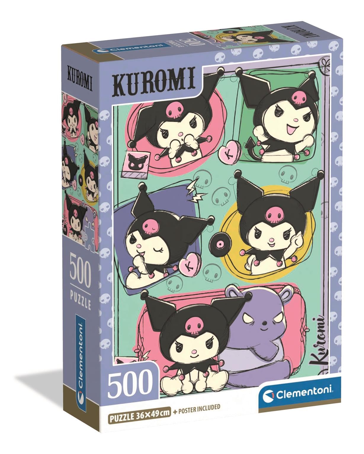 Clementoni Kuromi Puzzle 500 Teile Erwachsene - Puzzle Erwachsene in 49 x 36 cm - Puzzle Erwachsene anspruchsvoll von Clementoni 35622