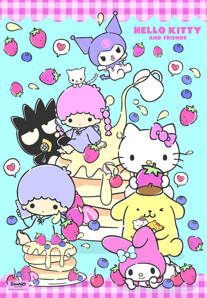 Clementoni Hello Kitty Puzzle 1000 Teile Erwachsene - Puzzle Erwachsene in 70 x 50 cm - Puzzle Erwachsene anspruchsvoll von Clementoni 37117