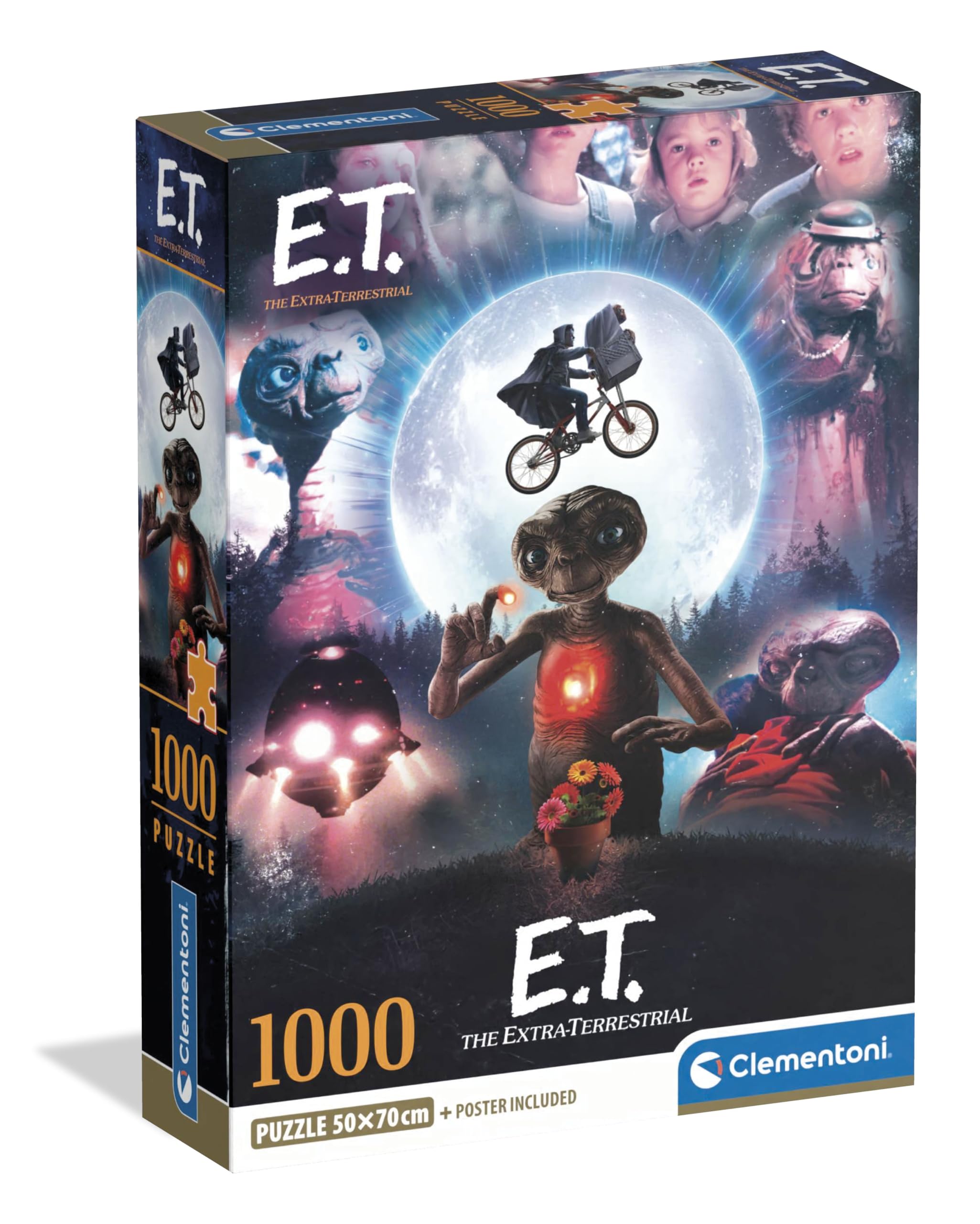 Clementoni E.T. Puzzle 1000 Teile Erwachsene - Puzzle Erwachsene in 70 x 50 cm - Puzzle Erwachsene anspruchsvoll von Clementoni 37516