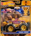 Hot Wheels Monster Trucks Trophy Champions Torque Terror  Includes Toy Trophy! 1:64 Scale Diecast Toy Vehicle