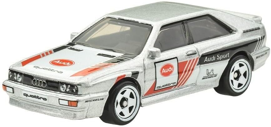 Hot Wheels Silver Series Rally Racers '87 Audi Quattro  1/5, 1:64 Scale Diecast Toy Vehicle