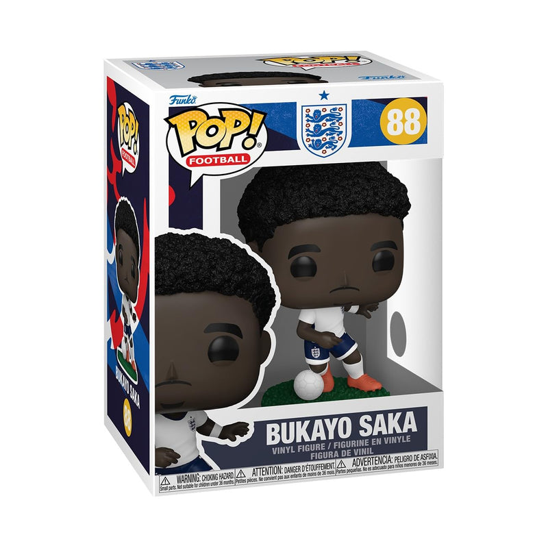 Funko POP! Football: England - Bukayo Saka - Collectable Vinyl Figure - Gift Idea - Official Merchandise - Toys For Kids & Adults - Model Figure for Collectors and Display