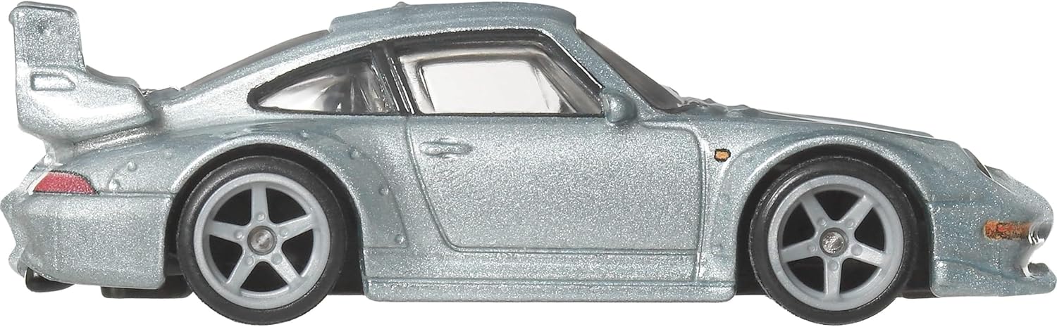 Hot Wheels Porsche 993 GT2 Car Culture Vehicle, Premium 1:64 Scale Die-Cast Toy Car with Real Riders Tires & Metal/Metal Body & Chassis, JKF16