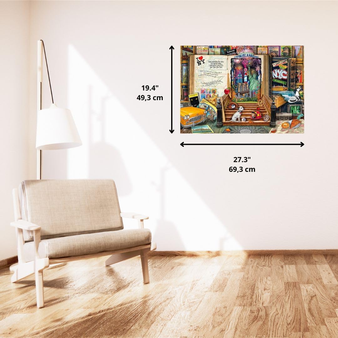 Schmidt | Aimee Stewart: Memories of New York (1,000 Pieces)| Jigsaw Puzzle | Ages 14+ | 1+ Players