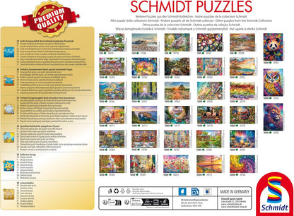 Schmidt Spiele 58891 Flowers in Pastel, 1000 Pieces Puzzle
