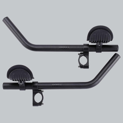 BBB Cycling Aero Bars Maximale Aerodynamik Fahrradlenker Aluminium, Extra lange J-Bend Armlehne für Rennräder Triathlon Lenkerstütze Rutschfeste Fahrradgriffe AeroMax BHB-60, Ø 25.4 / 31.8 mm