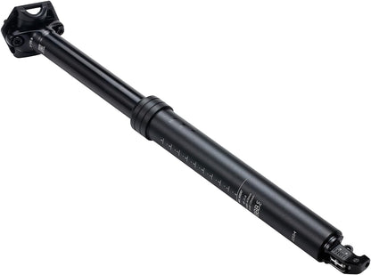 BBB Cycling Höhenverstellbare Sattelstütze mit Remote-Hebel und Kabelsatz – Geeignet für E-Bike, Rennrad, MTB, Trekking & City | LiftPost Dropper BSP-51 31.6 125T 410L