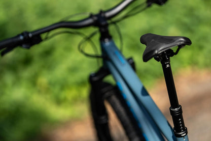 BBB Cycling Höhenverstellbare Sattelstütze mit Remote-Hebel und Kabelsatz – Geeignet für E-Bike, Rennrad, MTB, Trekking & City | LiftPost Dropper BSP-51 31.6 125T 410L