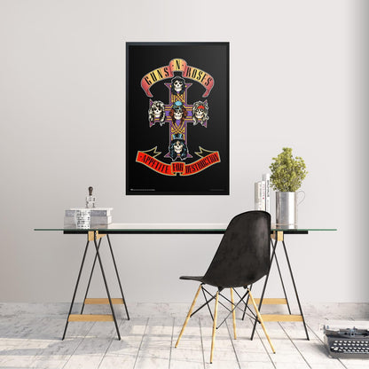 Grupo Erik Poster Guns N' Roses Appetite for Destruction - 36 x 24 inches / 91.5 x 61 cm - Shipped Rolled Up - Cool Posters, Art Poster, Wall Posters & Prints