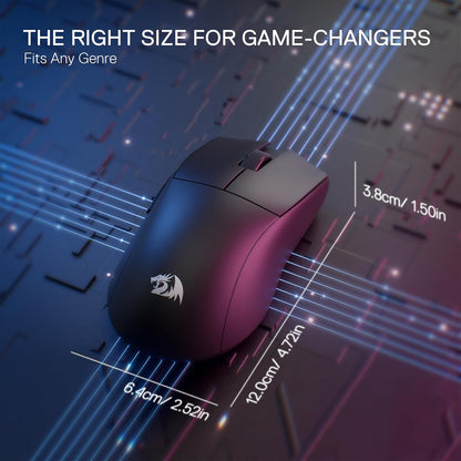 Mouse - Redragon K1Ng Standard M916-Std-1K 2.4G/Bt/Wired - Black
