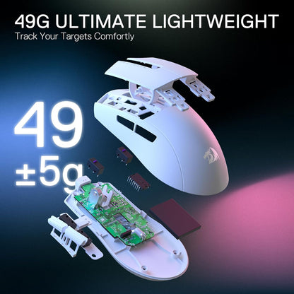 Mouse - Redragon K1Ng Standard M916-Std-1K 2.4G/Bt/Wired - White