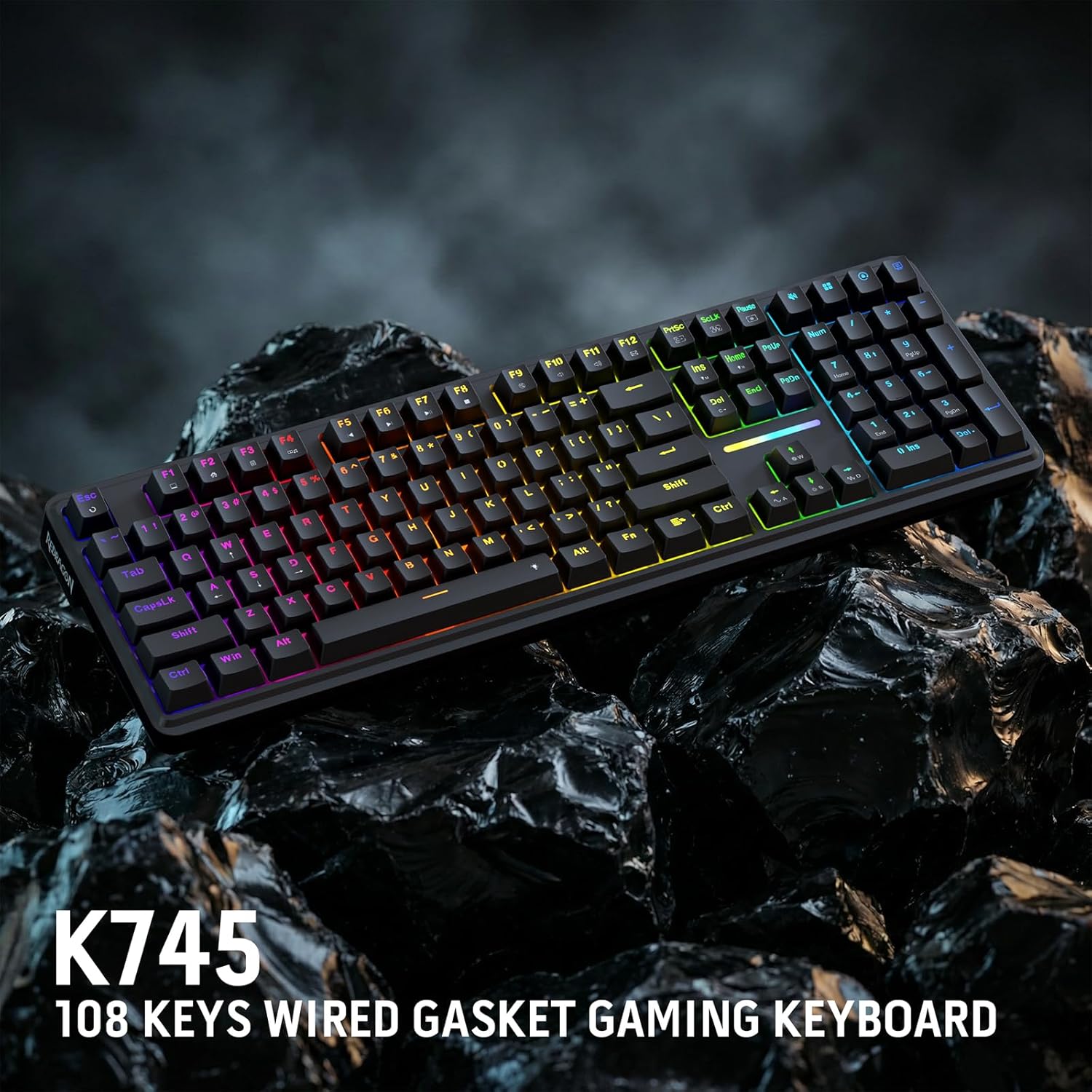 Keyboard - Redragon Antonium 108 K745-Rgb Wired