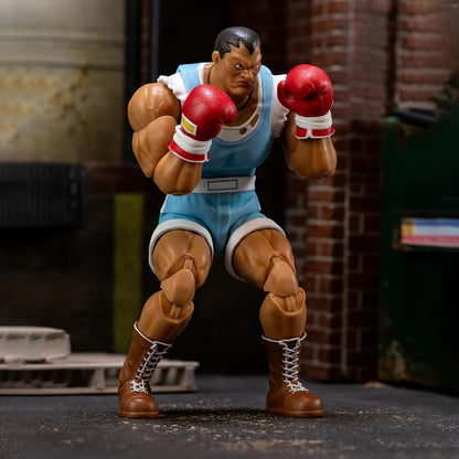 Jada Street Fighter 9335741314R00 Balrog Figure, 17 cm, Movable, with Interchangeable Accessories, Collectible Figure, Age 13+