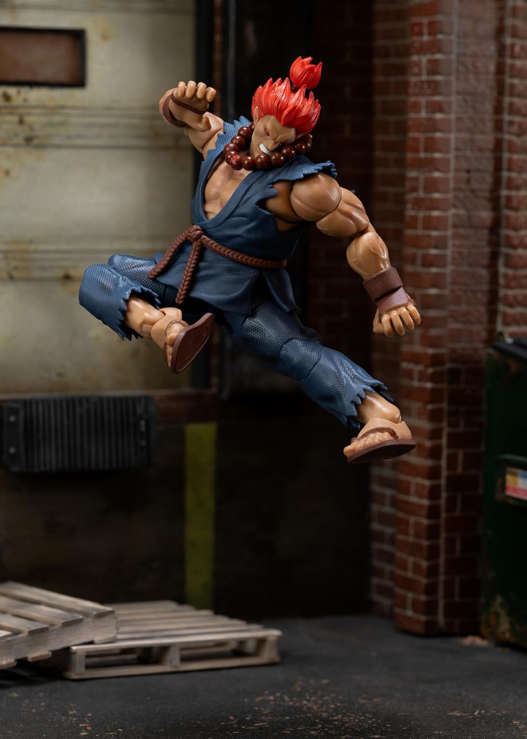 Jada Toys Street Fighter Akuma (15.7 cm) - Movable Collectible and Action Figure from Street Fighter 2: The Final Challengers, with Alternative Head, Hands and Accessories, from 13 Years