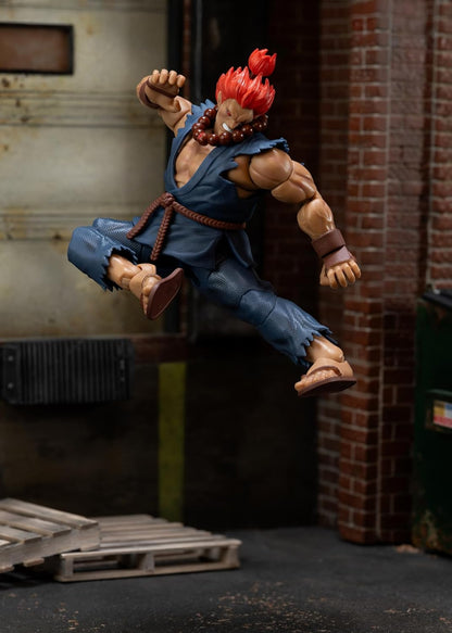 Jada Toys Street Fighter Akuma (15.7 cm) - Movable Collectible and Action Figure from Street Fighter 2: The Final Challengers, with Alternative Head, Hands and Accessories, from 13 Years