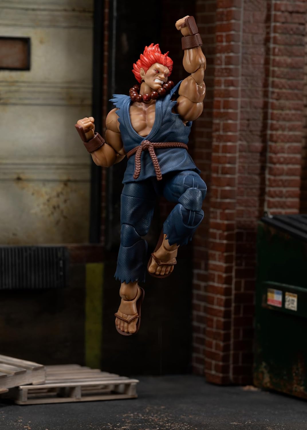 Jada Toys Street Fighter Akuma (15.7 cm) - Movable Collectible and Action Figure from Street Fighter 2: The Final Challengers, with Alternative Head, Hands and Accessories, from 13 Years