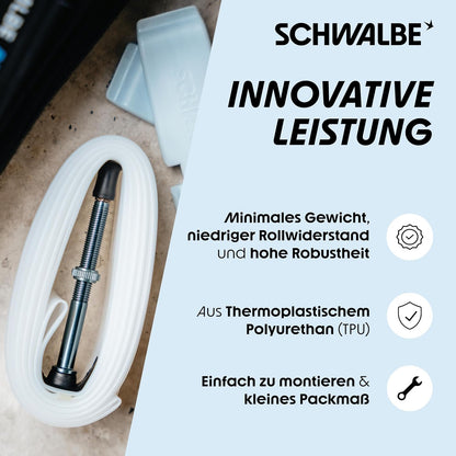 Schwalbe Aerothan Schlauch – Fahrradschläuche für Urban, MTB, Race und Touring Fahrräder – Fahrradschlauch aus TPU – Made in Germany