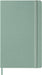 Moleskine Weekly Planner 2027, Hard Cover 12 Month Diary with Space for Notes and Elastic Closure, Large 13x21 Cm, Sage Green