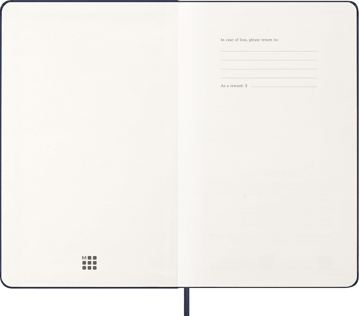 Moleskine Daily Planner 2027, Hard Cover 12 Month Diary with Elastic Closure, Large 13x21 Cm, Sapphire Blue