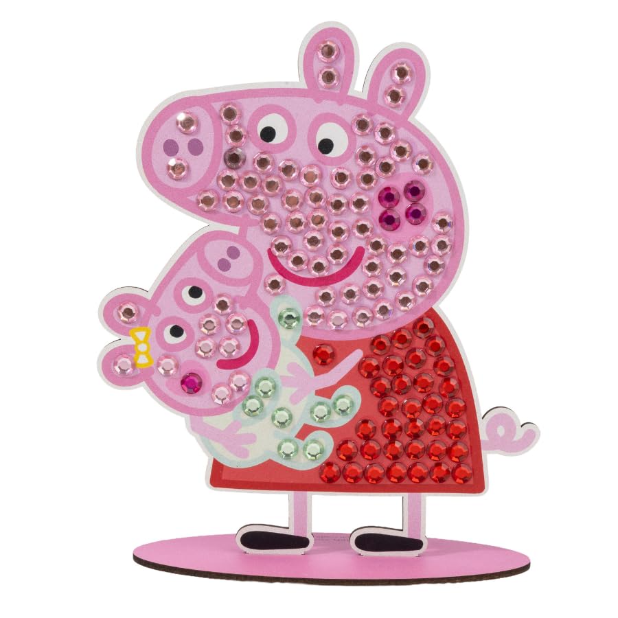 Peppa & Evie Crystal Art Junior Buddies Xl