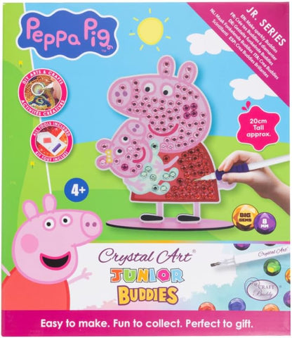 Peppa & Evie Crystal Art Junior Buddies Xl